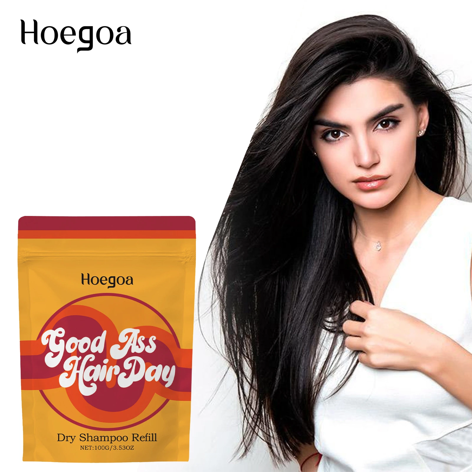 Organic Dry Shampoo Powder Refill for Hair Lazy Shampoo Oil Control Instant Increase Hair Volume Nourishing Dry Shampoo Powder