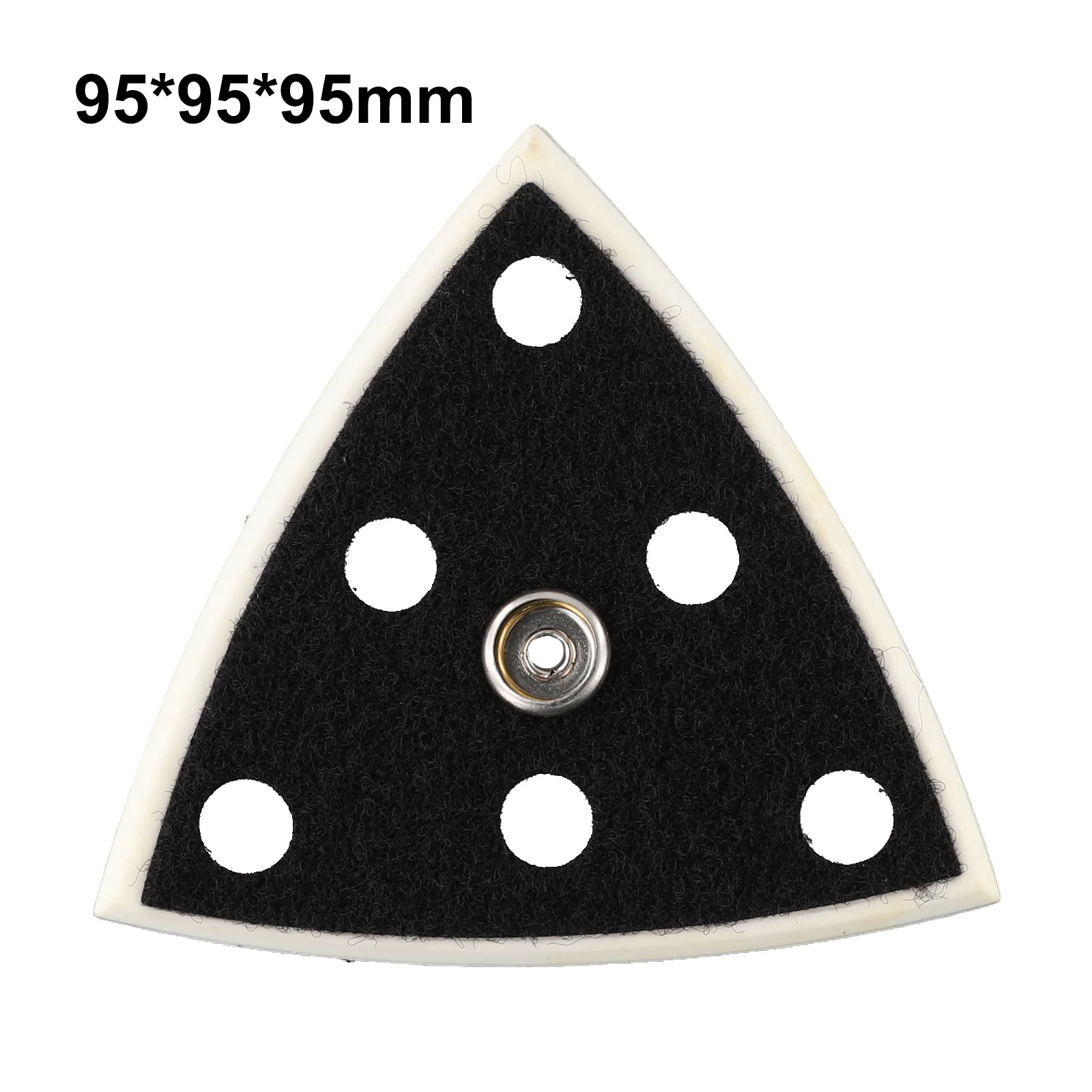 

Pad Sanding Discs Sanding Pad - 6 Holes Self-adhesive 1pc Flocked High Density - 1pc Sanding Discs - 95x95x95mm
