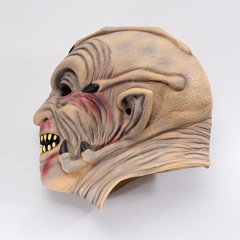 Cy2023 Masks Cosplay Jeepers Creepers Scary The Bat People Monster Masks Halloween Mask Latex for Adult  Christmas Props - view 4