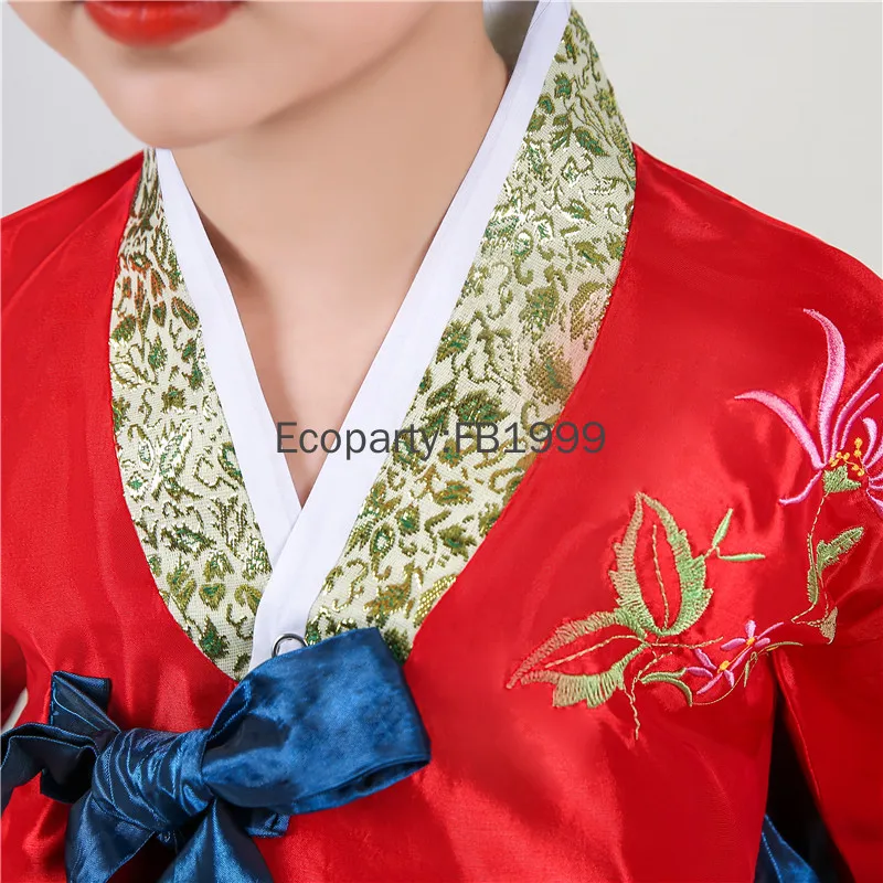 4 Colors Girls Hanbok Dress Korean Traditional Ancient Costumes Kids New Year Party Asian Palace Cosplay Performance Costumes view 5