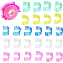 Colorful Sewing Bobbin Clips Bobbin Holder Clamps For Prevent Thread Tails From Unwinding Spool Savers Sewing Accessory Tool
