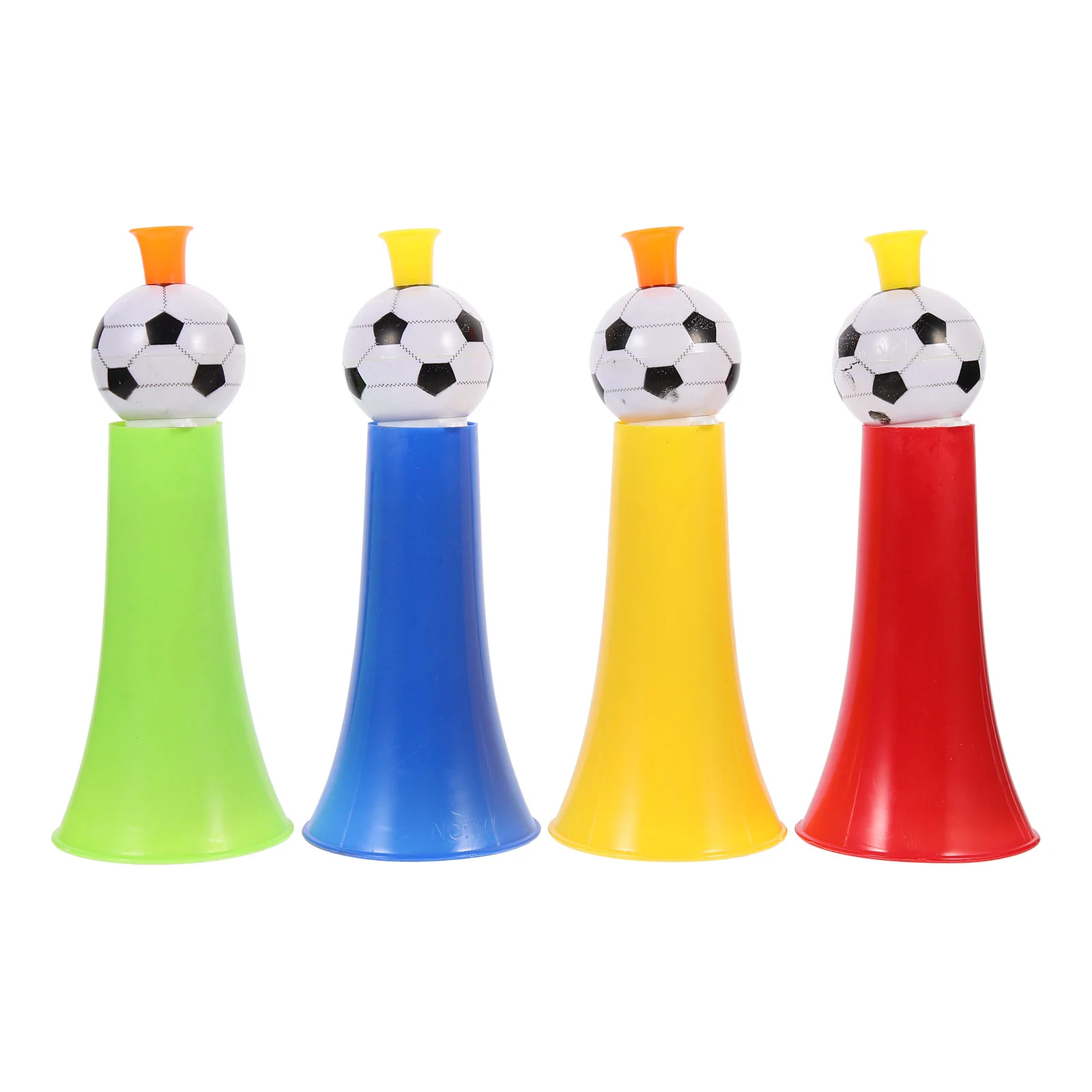 4 Pcs Telescopic Football Horn Stadium Trumpet for Game Toy Saxophone Plastic Toys Fans Cheering Props Sports Child