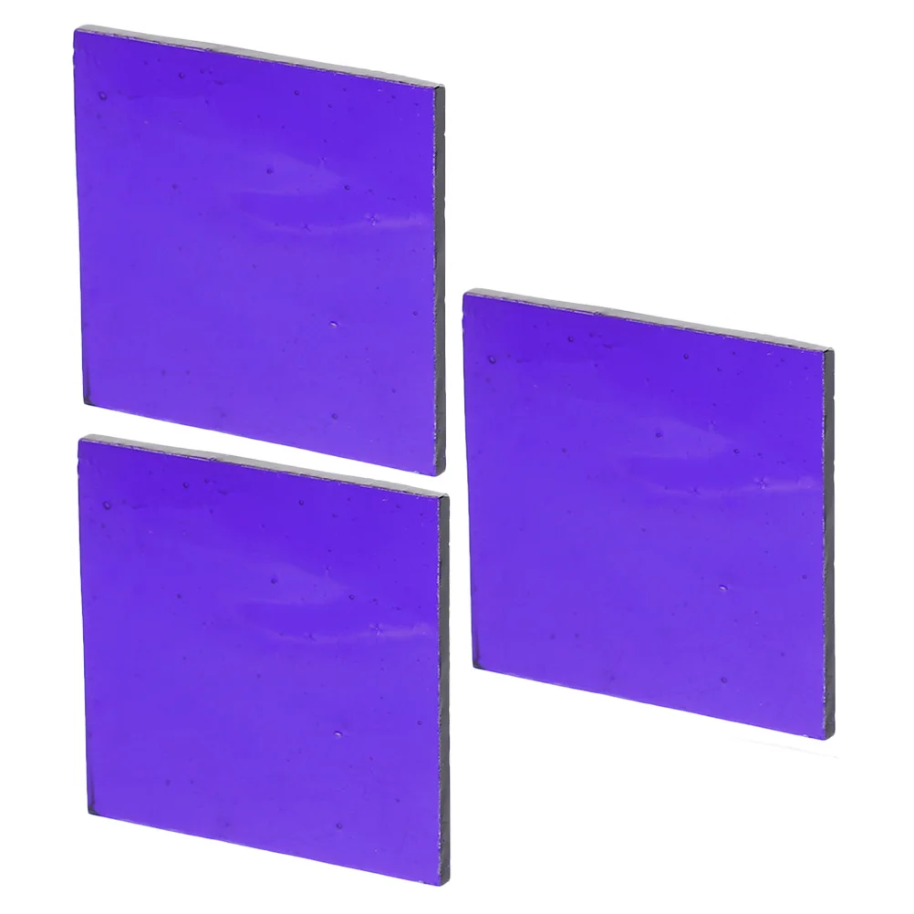 

3Pcs Chemistry Cobalt Glass Plates Flame Color Reaction Experiment Lab Glass Sheet Experiment Cobalt Plate Chemistry