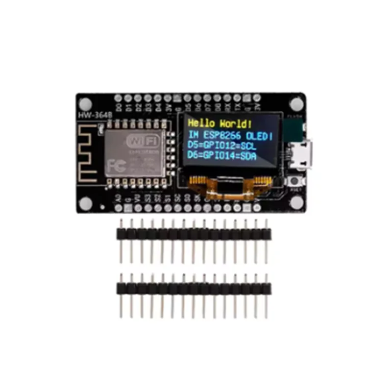 1-10PCS NodeMCU ESP8266 V3 Development Board with 0.96 Inch OLED Display CH340 ESP-12F WiFi Module TYPE-C For Arduino/Micropytho
