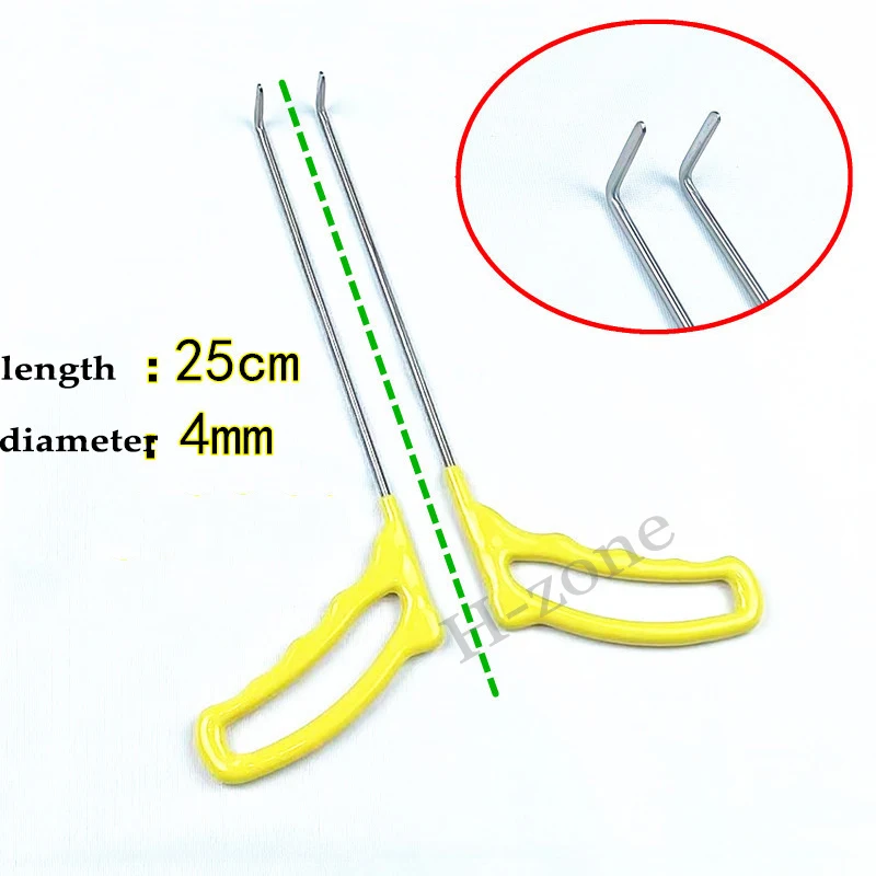 Car dent repair hook specializes in sandwich crack crowbar stainless steel small hook body dent free sheet metal repair tool