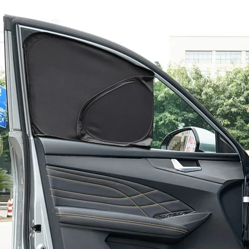 Car Black Window Privacy Sunshade Anti-UV Heat Insulation For KAIYI X7 KUNLUN 2023-Present Auto Protect Cover Interior Accessory