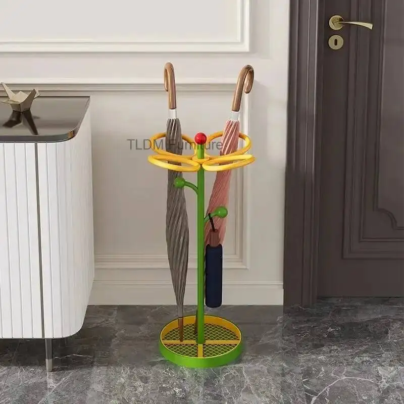

Entryway for Solution Creative Organizer, Draining Rack Umbrella Doorstep Storage Stand, Umbrella Home Stand Parasol Holder