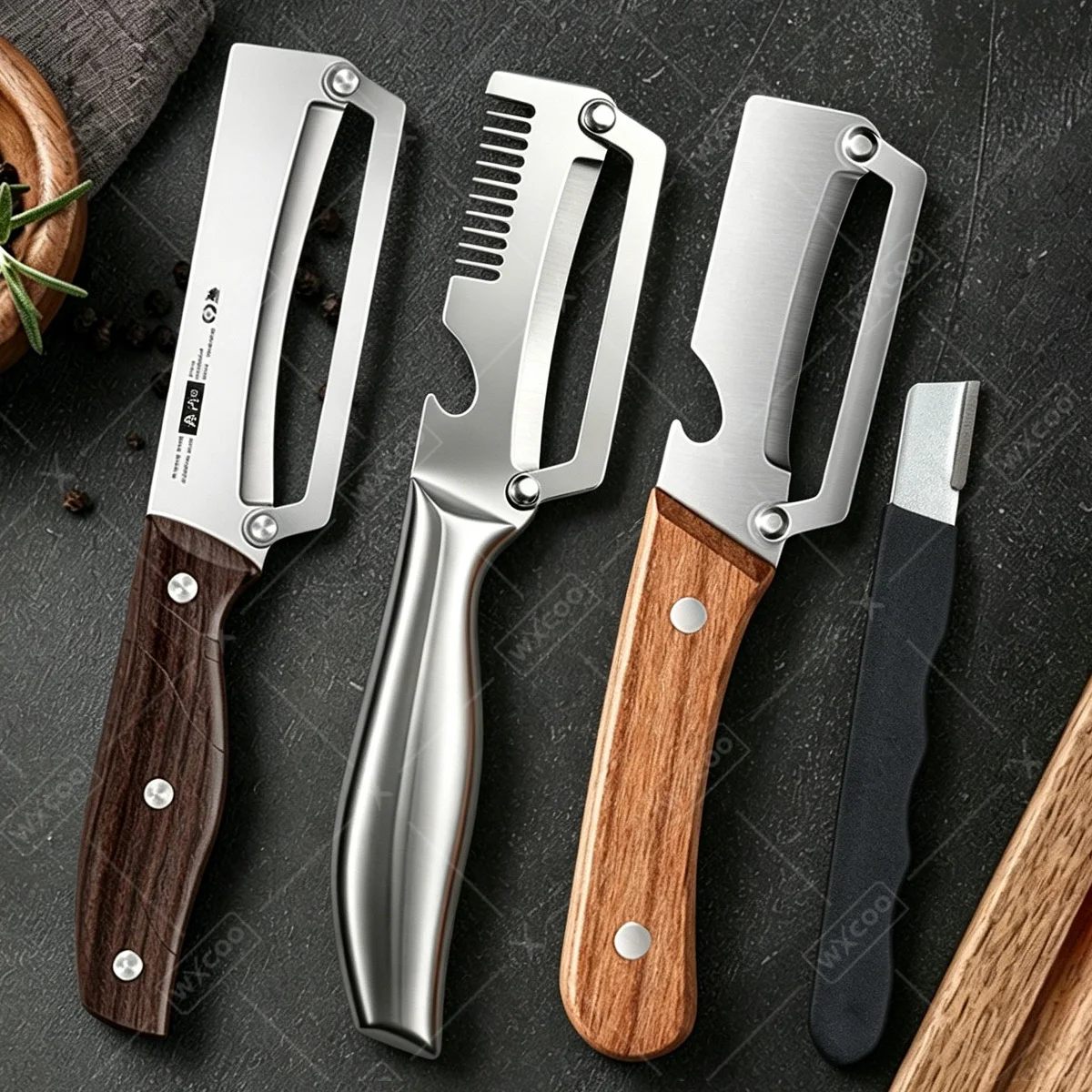 Multi-Function Kitchen Peeler Stainless Steel Kitchen-Specific Peeler for Slicing Fruit and Vegetables Kitchen Accessories