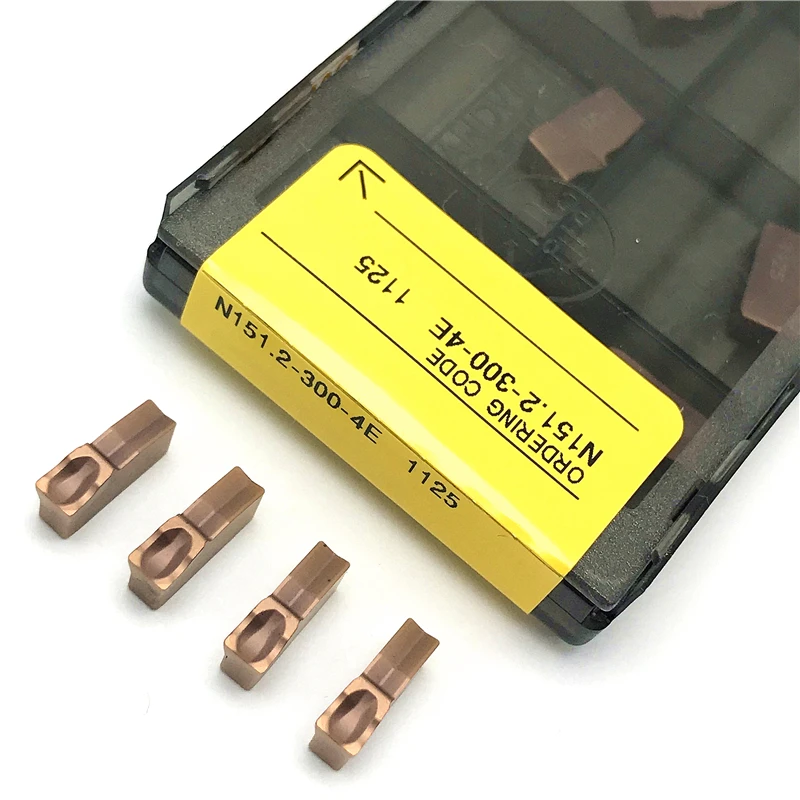 Imagem -02 - Inserções de Carboneto Ferramenta de Ranhuramento Ferramenta de Torneamento N151.2 Ferramenta de Torno Cnc N151.22004e N151.2300-4e N151.2-400-4e 1025 1125