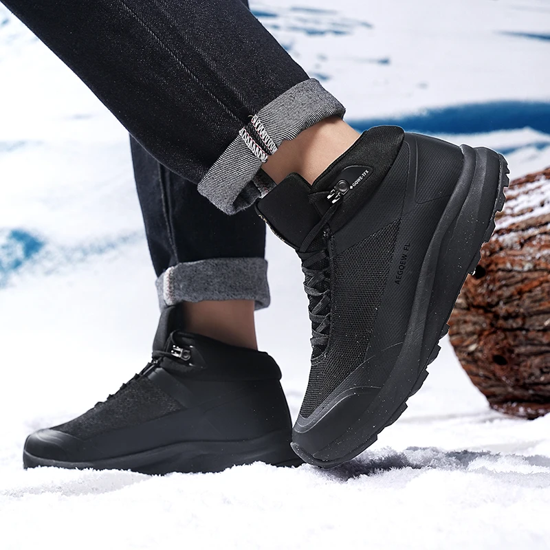 

Men Hiking Shoes Breathable Waterproof Sneakers Mountain Casual Walking Outdoor Rubber Camping Non-Slip Trekking Hiking Boots