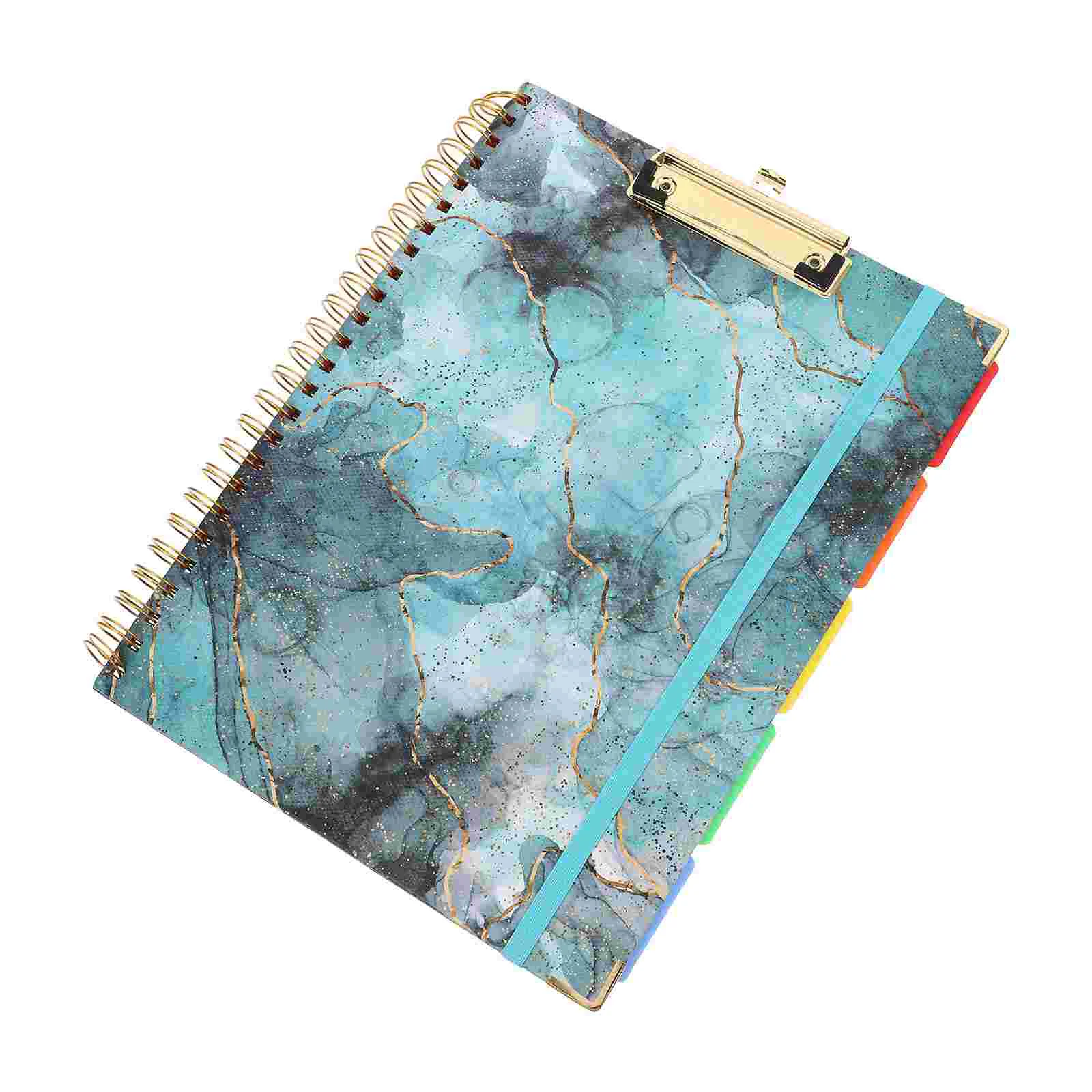 Spiral Splint Office Notepad Folders 3250X2380X200CM Paper Clipboards with Notebook Multifunctional