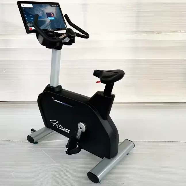 

YG-U003 Commercial Quality Upright Stationary Bike Exercise Bike With 21.5 Inches Touch Screen Upright Bike