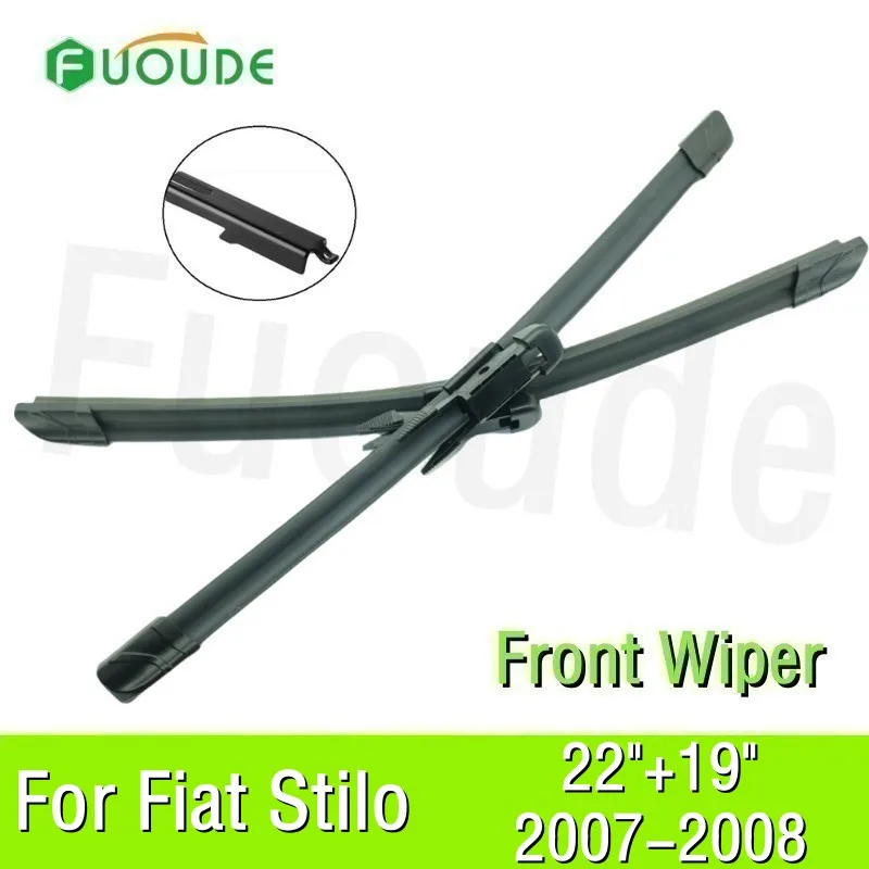 

Wiper Blade For Fiat Stilo 22"+19" Car Windshield Windscreen Rubber 2007 2008
