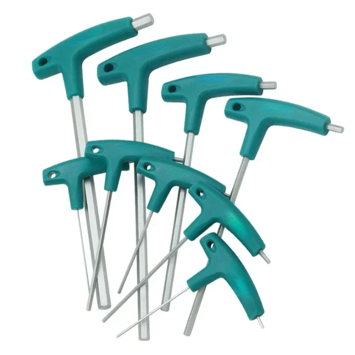 High-Quality Durable T-Handle Hex Wrench Set - Precision Tools for Auto, Bike, Motorcycle Repair