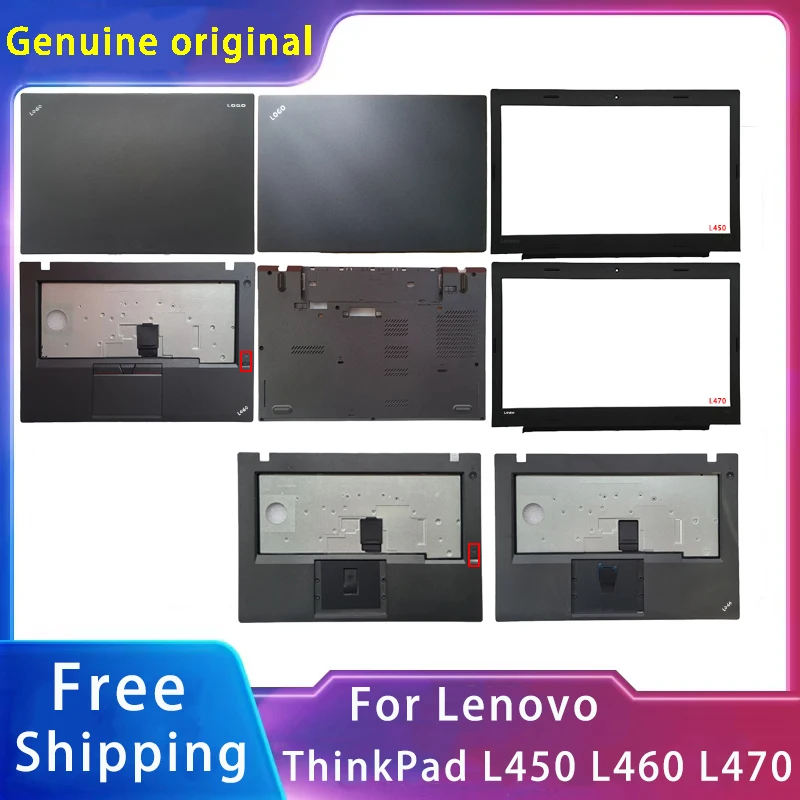 

New For Lenovo ThinkPad L450 L460 L470 ;Replacemen Laptop Accessories Lcd Back Cover/Palmrest/Bottom With LOGO