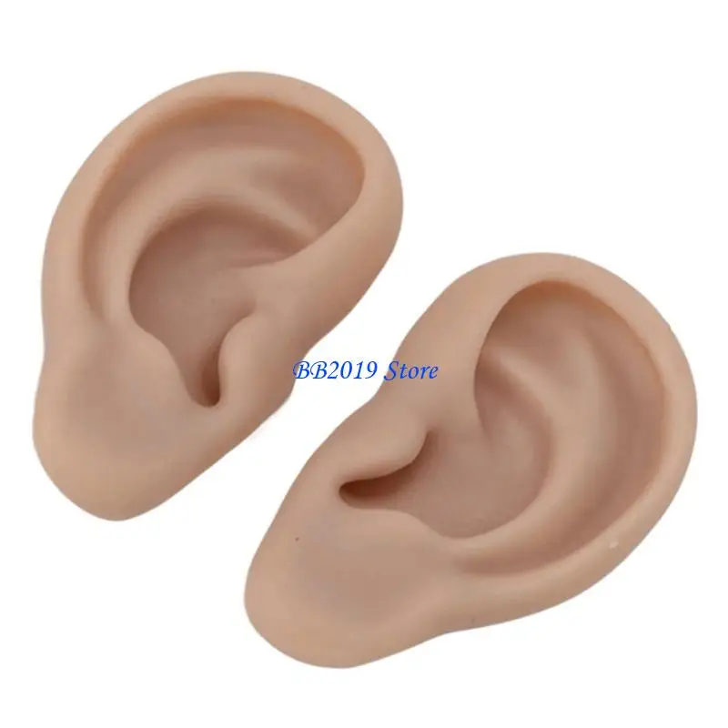 Q0KB Anatomical Silicone Ear Replicas For Piercer Demonstration And Art Design