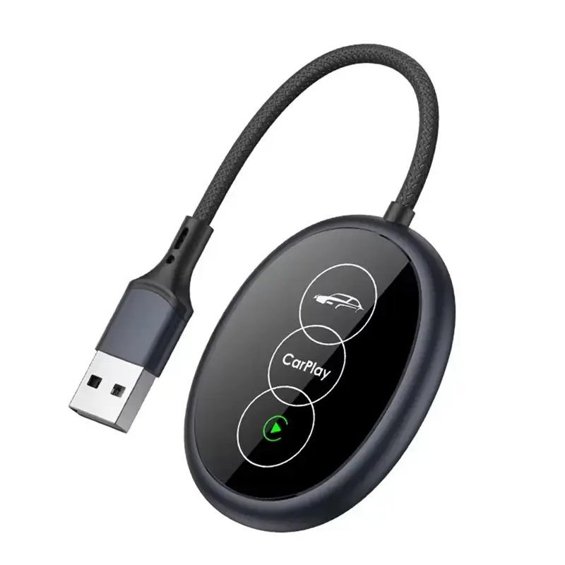 Car Wireless Android Auto Carplay 2In1 Box Wired Connection- Plug& Play Dongle Carplay Android Auto Mini Smart Box