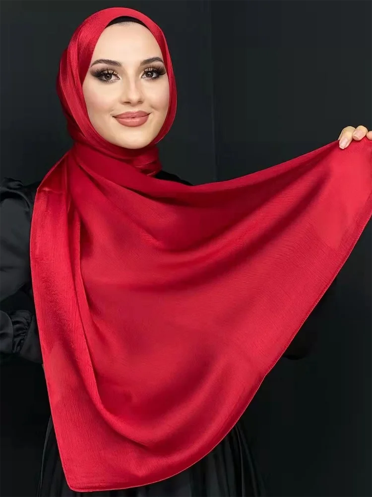 1PCS Plain Solid Modal Jersey Scarf Hijabs Women Instant Turban Muslim Shawl Scarf Maxi Wrap 180*70CM