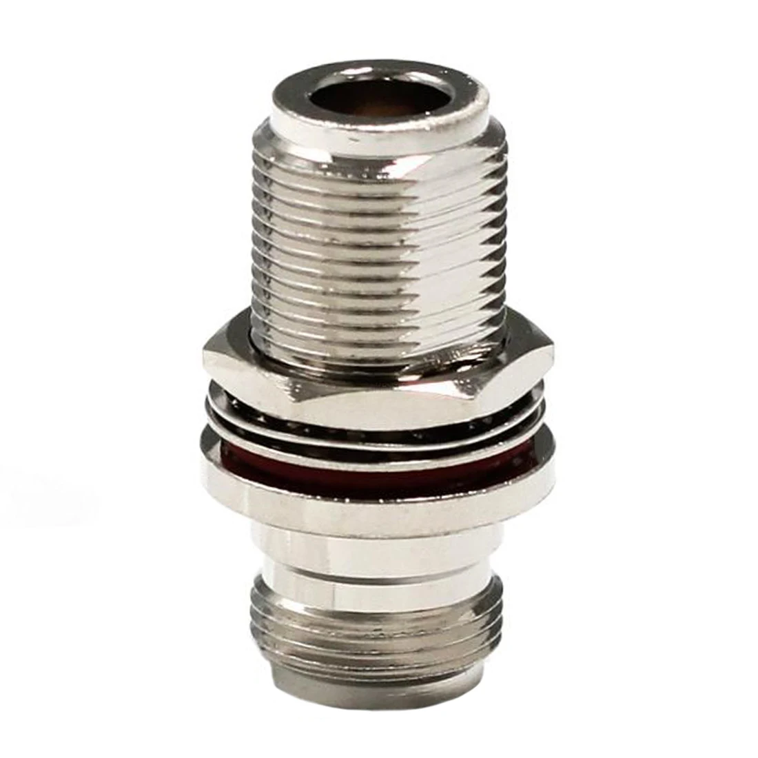 1Pc N Moer Naar Vrouwelijke Jack Rf Coax Adapter Convertor Recht Vernikkeld Nieuwe Groothandel