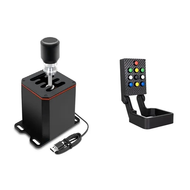 

Рычаг переключения передач BNVN-H с блоком управления для Logitech G27, G29, G25, G920, Thrustmaster T300RS/GT для симуляторов гонок.