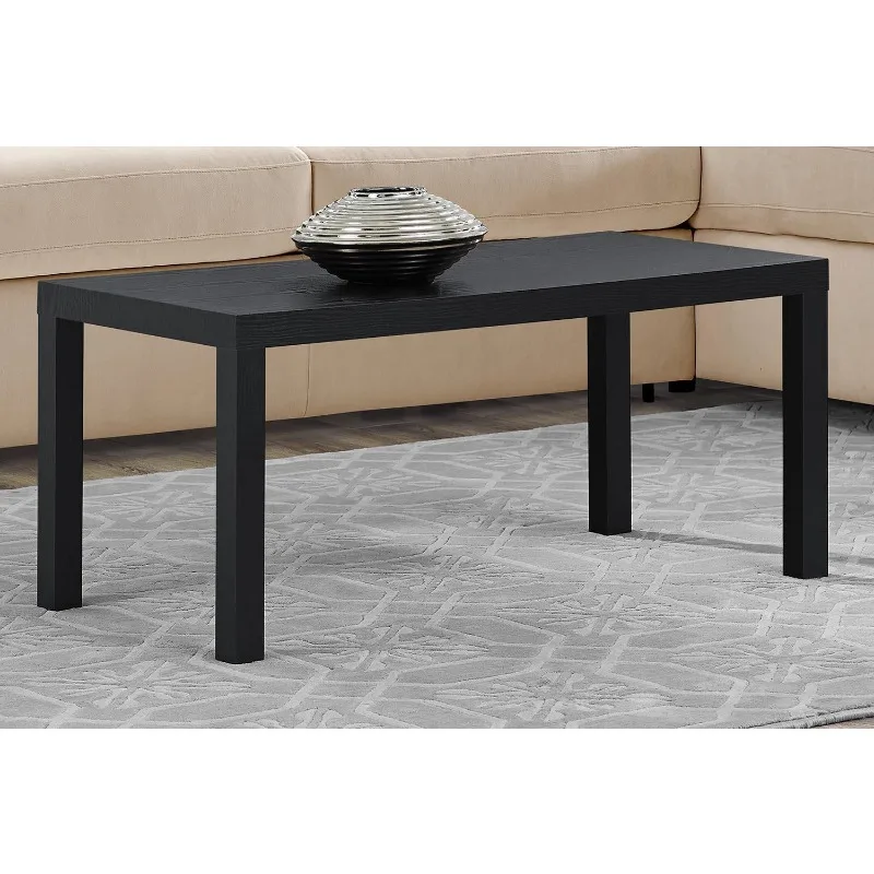 

Modern Simplistic Criss-Crossed Coffee Table, Espresso