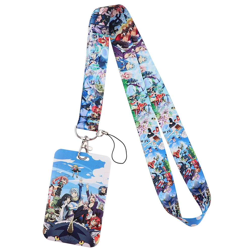 Wholesale Anime Lanyard For Keys Chain ID Credit Card Cover Pass Mobile Phone Charm Neck Straps Badge Holder Keys Accessories