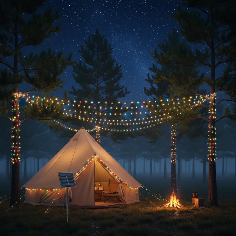 7M/12M/22M Solar Fairy String Light Waterproof 8Modes LED Christmas Outdoor Garden Decoration