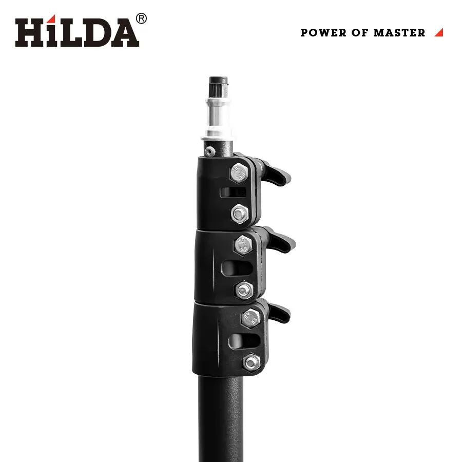 HILDA 3M Stativ für Laser-Nivelliergeräte, höhenverstellbares Metall-Fotografie-Stativ mit 1/4-Zoll-Schraube für Laser-Nivelliergeräte – Detail 4