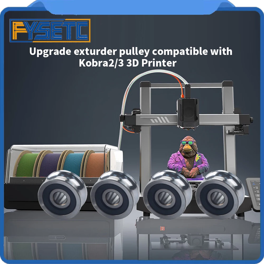 

Для обновления серии Anycubic Kobra3/Kobra2, удлинительный шкив, прочный шкив, запасные части для 3D-принтера для 3D-принтера Kobra