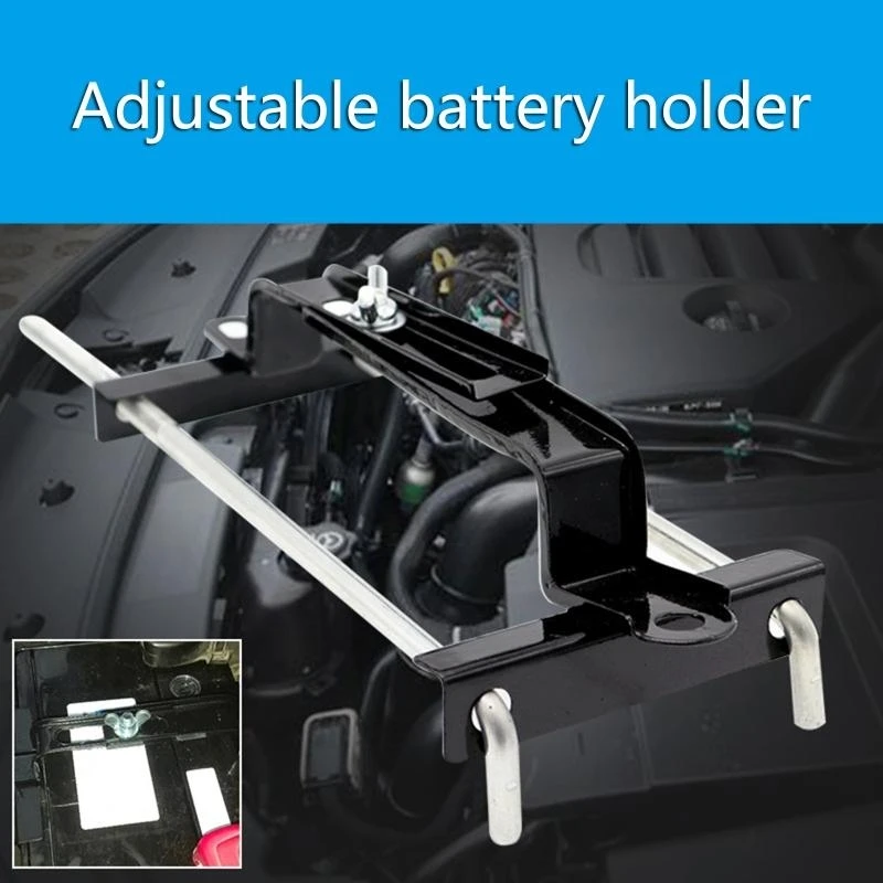 

A2UC Car Accessories Battery Metal Storage Rack Stand 19/23/27cm J Convenient Durable Stabilizer Clamp Professional