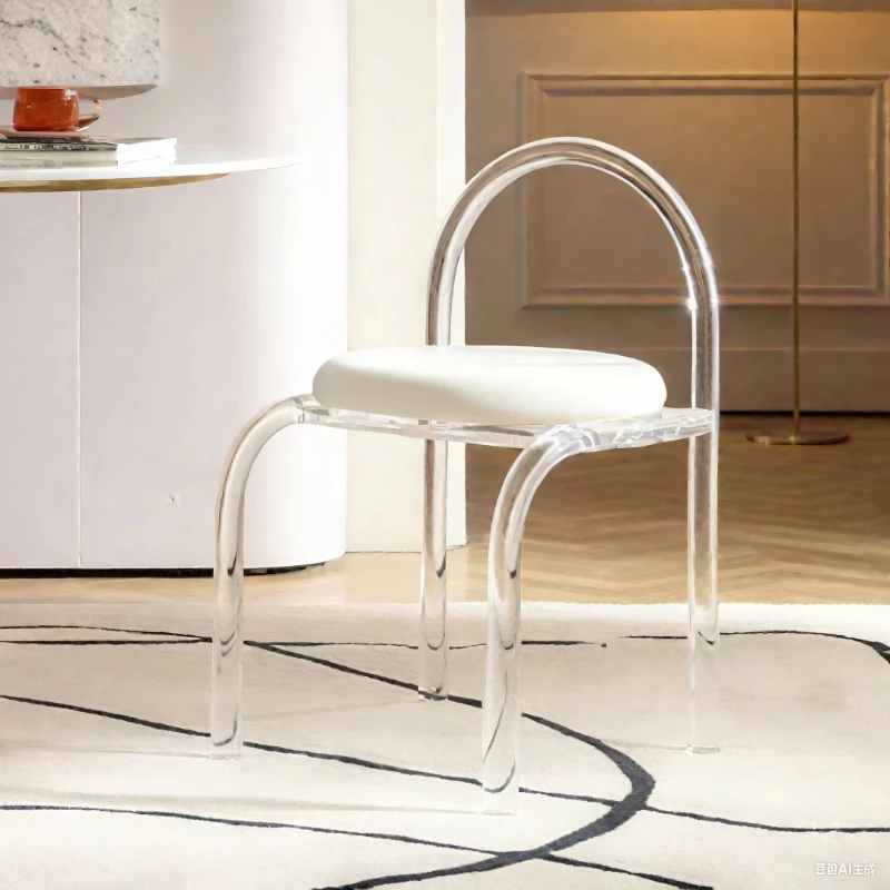 

Style acrylic clear lounge chair for outdoor living room and bedroom use - modern design