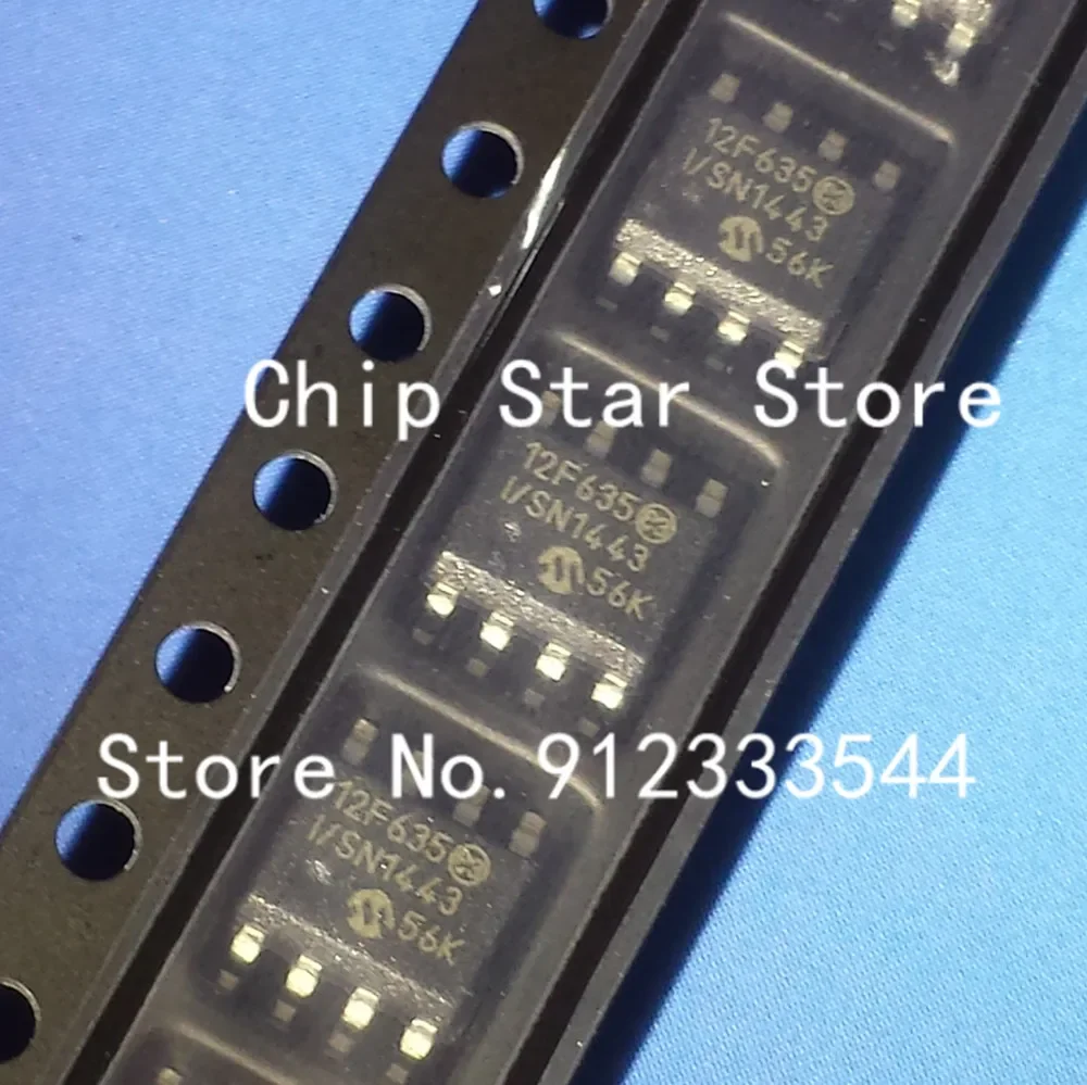 5-100pcs  PIC12F635  PIC12F635-I/SN PIC12F635T-I/SN  SOIC8 8 Bit MCU Flash 100%New And Original