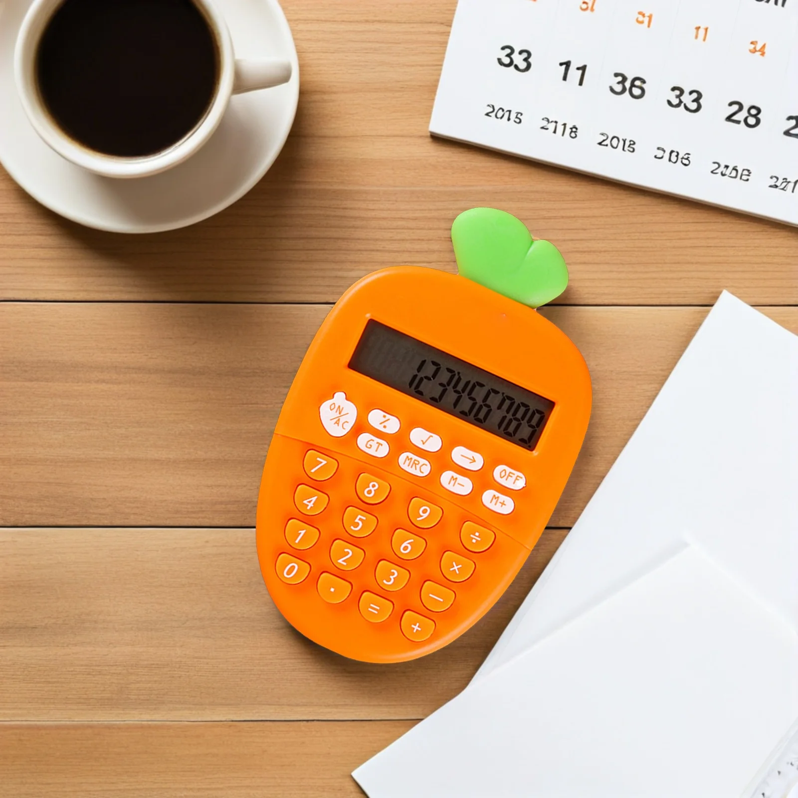 

Calculator Carrot Cute Calculators for School Watch Kawaii Small Handheld Office