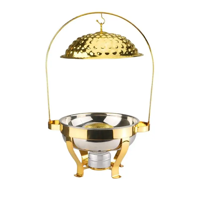 

Luxury Gold Stainless Steel Tableware Food Warmer Buffet Warmer Other Hotel and Restaurant Supplies