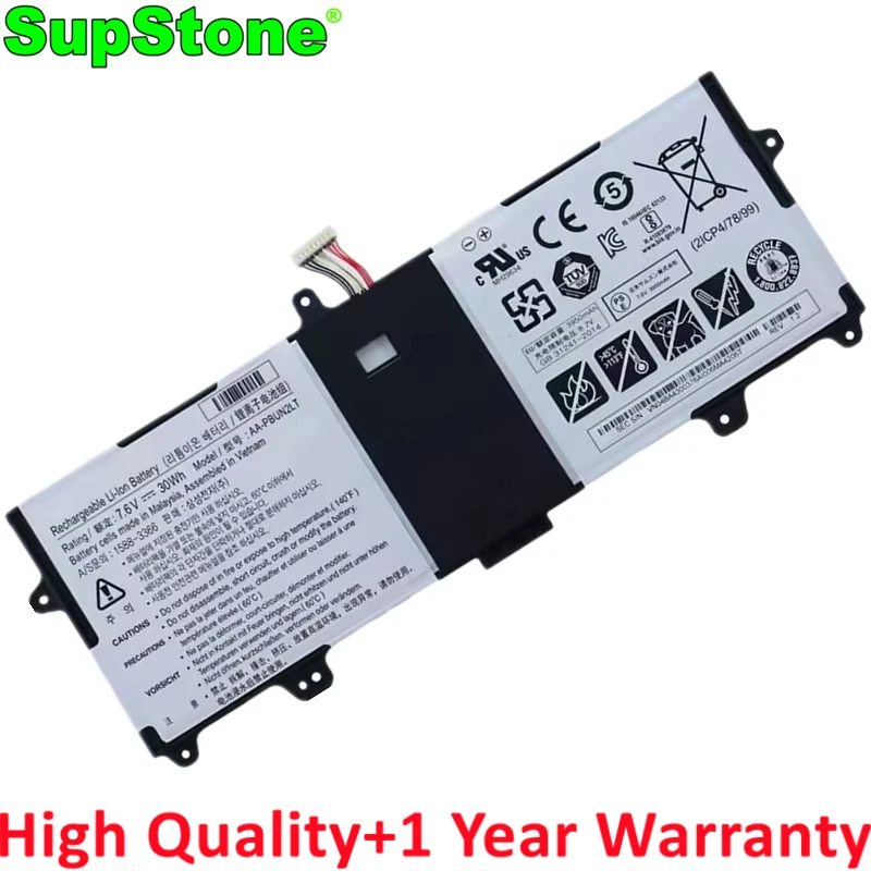 SupStone New AA-PBUN2LT Laptop Battery For Samsung Notebook 9 13.3 NP900X3L 901X3L NP900X3M NT900X3M NT900K3A NT900X3P