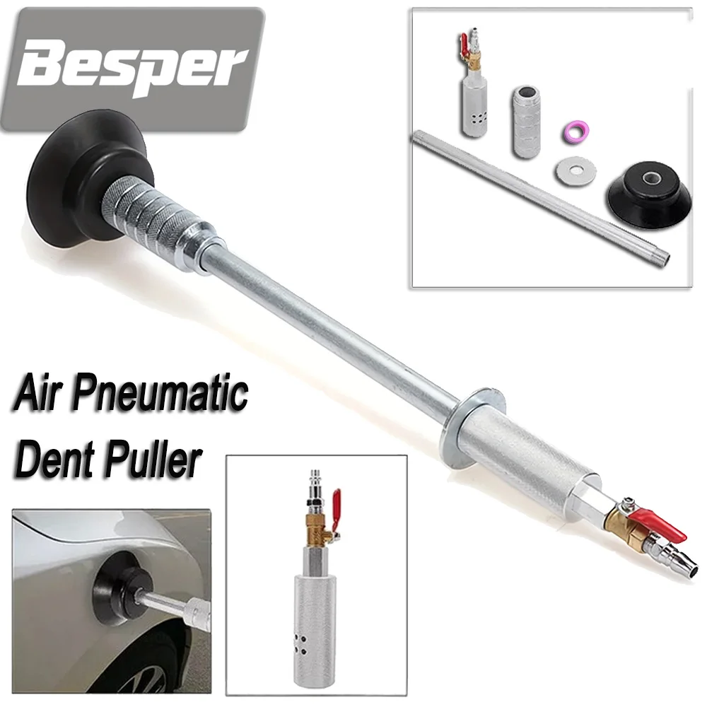 

Upgraded Car Dent Air Pneumatic Puller Auto Body Dent Repair Kit Slide Hammer High Efficiency Tools For Car Dent Repair