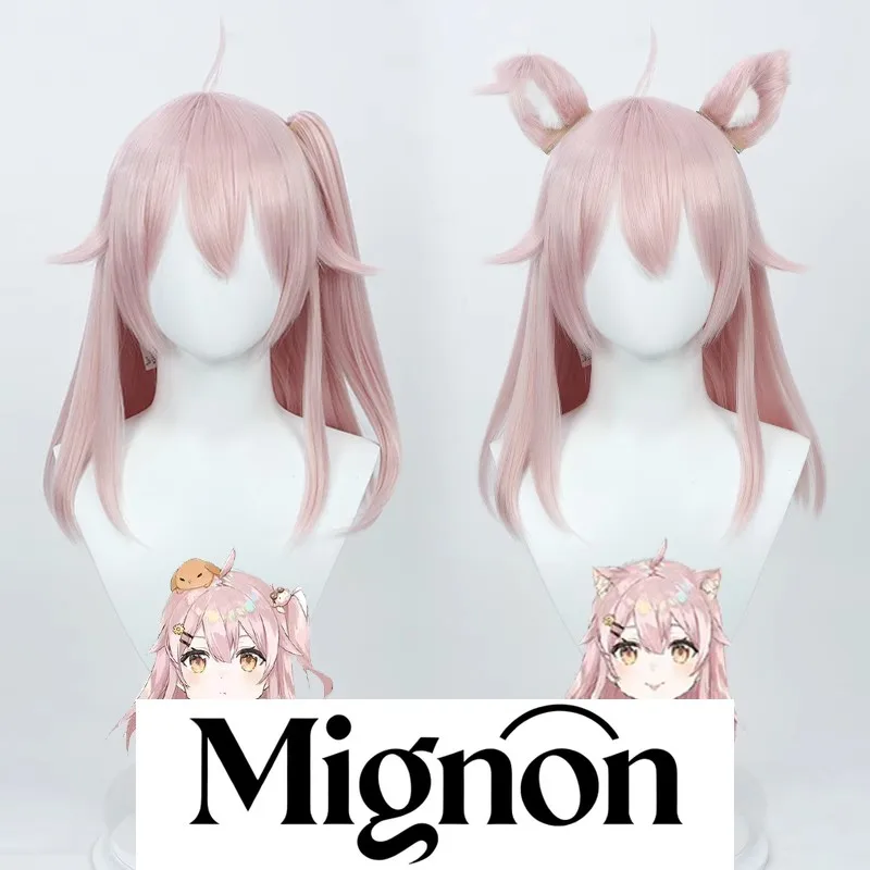 

VTuber Таффи косплей парик с ушками подарок на Хэллоуин