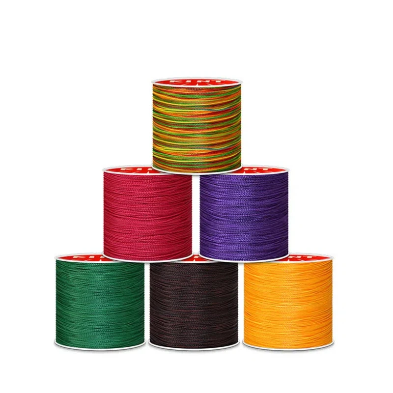 Cotton Rope Polyester Colourful Braided Rope DIY Leather Handmade Round Wax Cord Bracelet Necklace Beading Special Purpose Cord