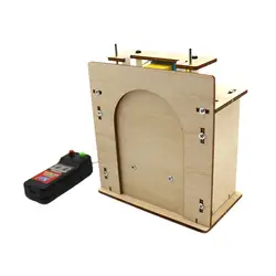 Wooden Elevator Door kits Science Experiment kits Learning Education Toy House Garage Model Electric Door kits Toy for Children