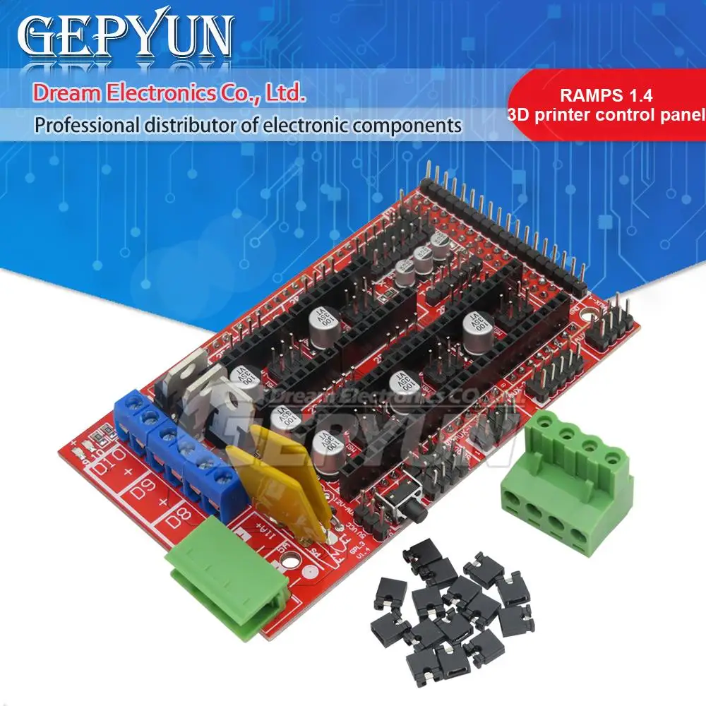 RAMPS 1.4 3D printer control panel printer Control Reprap MendelPrusa Ramps1.4 Boards for Arduino