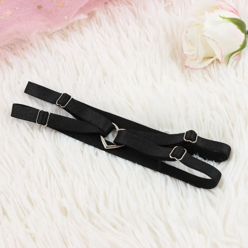 2pcs Adjustable Heart-Shaped Garter Belt Set