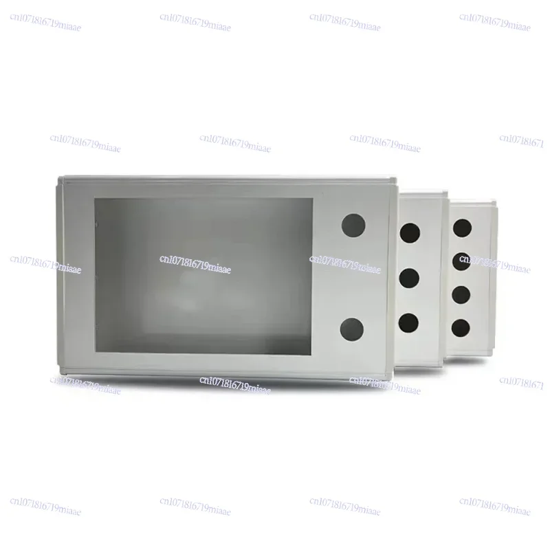 

HMI Touch Screen Handheld Aluminum Alloy Side Cover Plastic Installation Box Industrial Automation Control 7 Inch 10.1 Inch