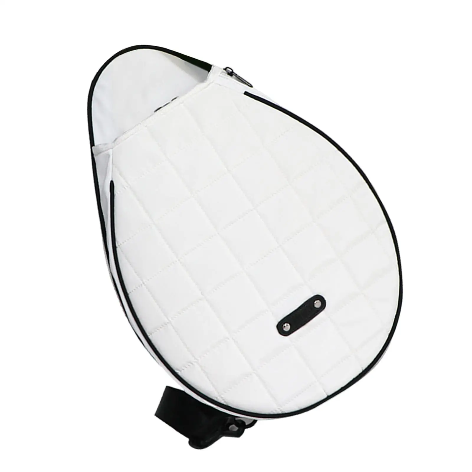 

Tennis Racket Bag Zipper Waterproof Comfortable Sleeve Protection Racquet Chest Bag for Outdoor Practicing Adults Sports Men