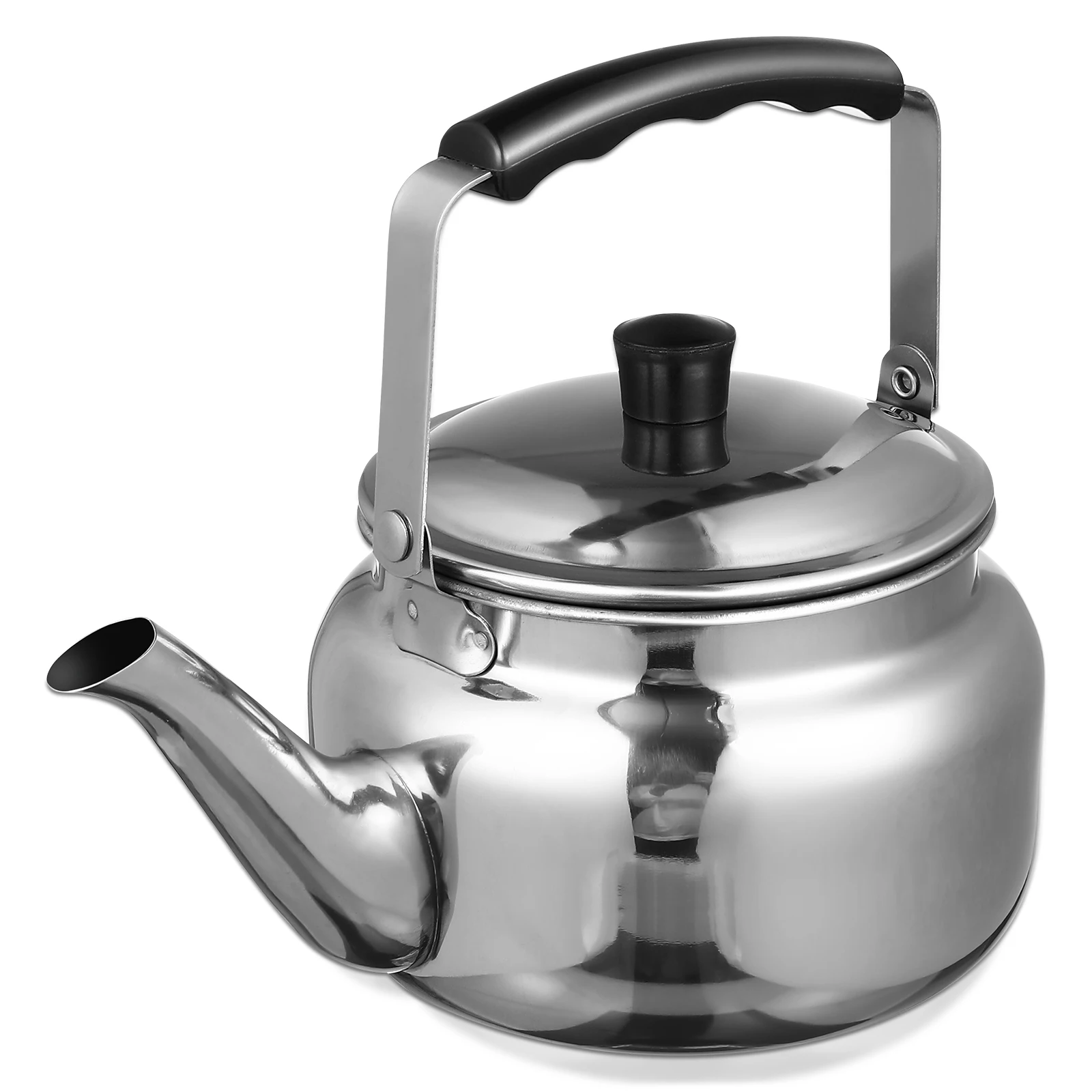 

Stainless Steel Water Kettle Plastic Handle Anti Scald Foldable Boil Water Make Tea Oatmeal Soup Hot Beverage Induction Electric