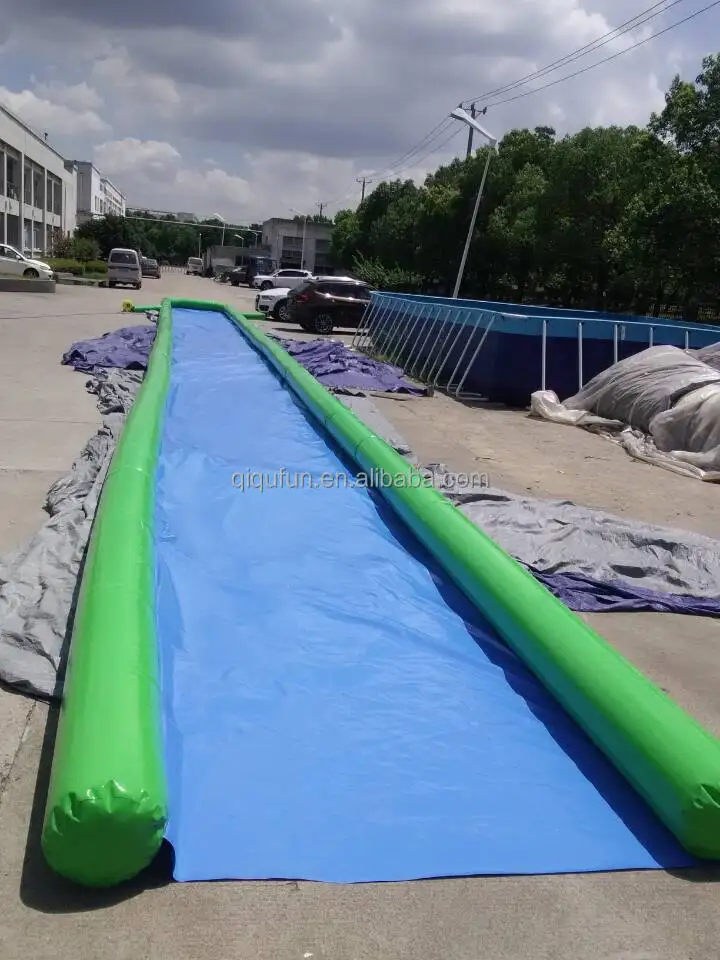 Seluncuran Air Kota Inflatable Single Lane Crazy and Safe Slip N Slide 1000ft