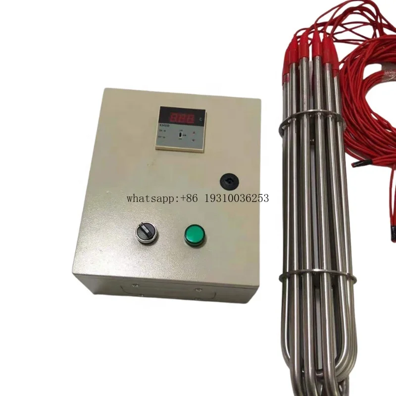 

Industrial Water Tank Electric Heating Pipe Swimming Pool Sink Water Pot Pool Heater 380v High-power Submersible Heating Tube