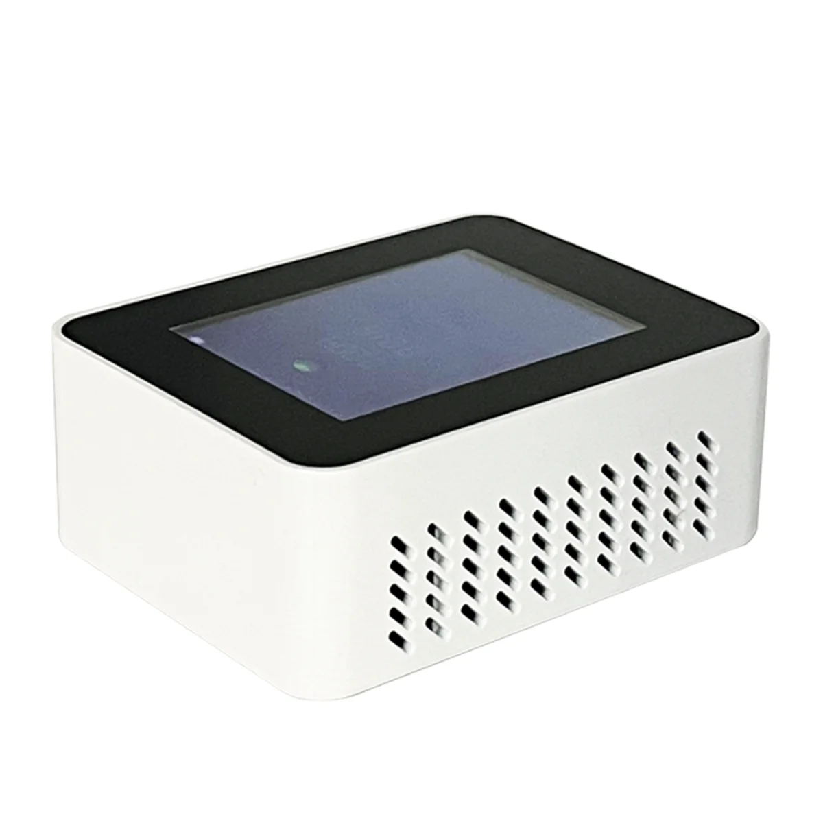 2025 جديد 9 في 1 مقياس جودة الهواء المحمول PM2.5 PM10 CO CO2 TVOC HCHO جهاز قياس درجة الحرارة والرطوبة شاشة ملونة، أبيض