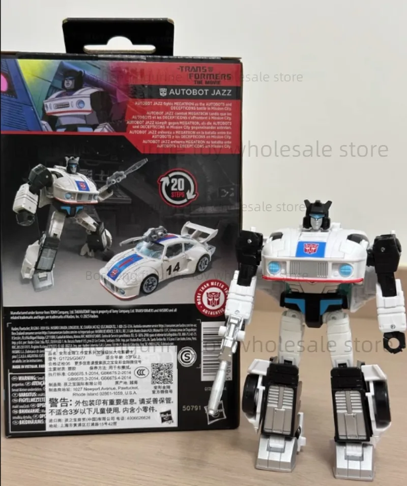 Na Stanie Transformowalne Figurki Transformers Film z 1986 Roku SS86 Klasa Deluxe Jazz Figurka Akcji Robot Zabawka Kolekcjonerska Prezent Hobby
