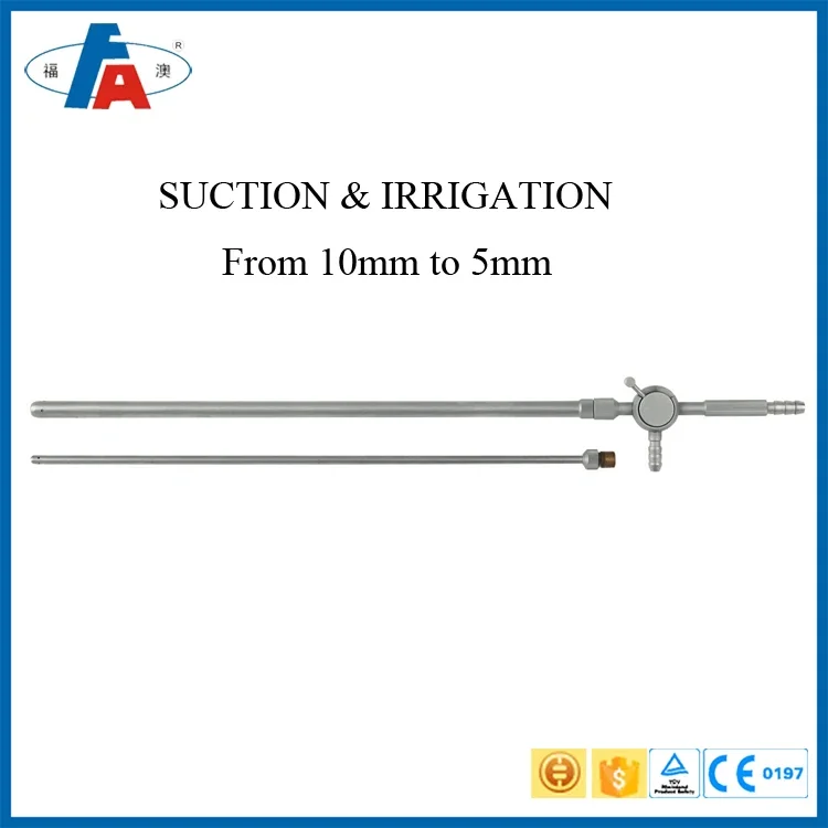 factory price laparoscopic suction and irrigation tube/pipe set