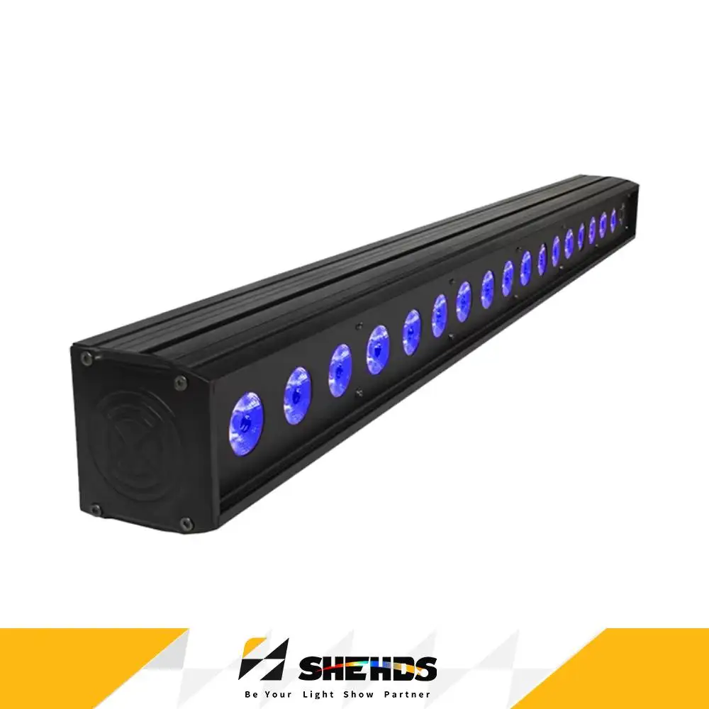 SHEHDS Led 18x18W RGBWA UV 6in1 Bar Washer Light Stage Wall Wash Lamp Fast Shipping For DJ Disco Wedding Theater Stage